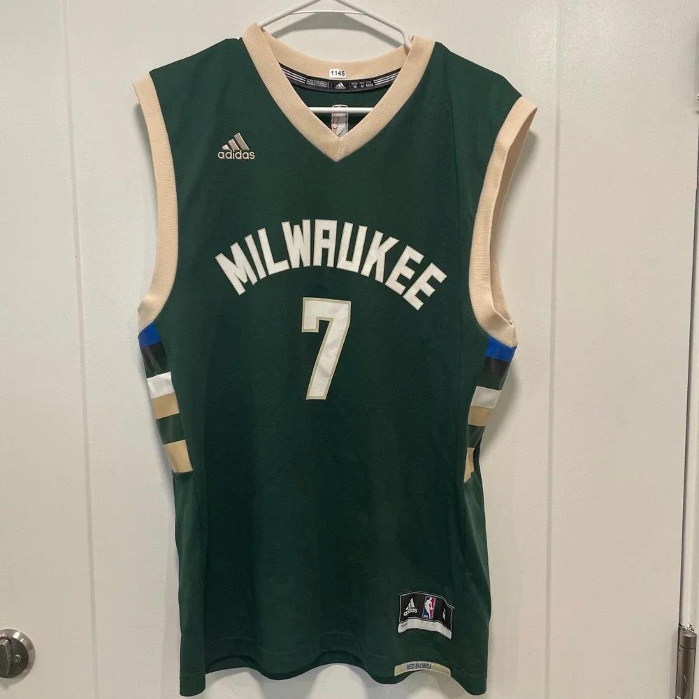 Adidas Milwaukee Bucks Thon Maker 7 NBA Jersey Mens Medium Green 7818A 15